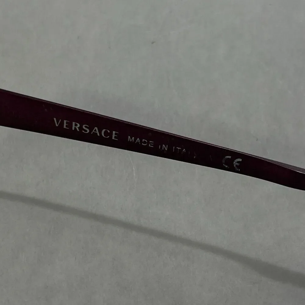 Versace Eyeglasses Frames Only Mod 1240 1397 Purple 53 17 140